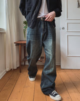 Faden Wash Painting Bootcut Denim