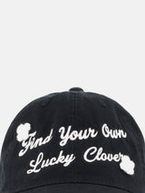 Lucky Clover Cap-Black