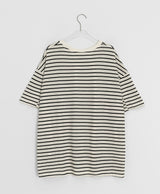 [unisex] Canich Stripe Color Matching Short Sleeve Tee