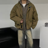 ECT Cropped Hooded Shell Parka (2 colors)