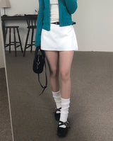 [ベルトセット] リコミニスカートパンツ (3colors)