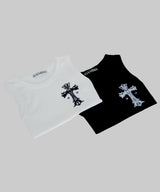 Gothic Cross Tank-top_Ivory