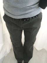 ローカーゴボタンカットパンツ