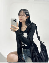 チョーカーネッククロップＴ