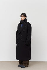 Draw Double Breasted Coat