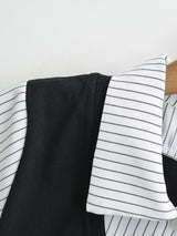 Alessa Layered Collar Slim Top