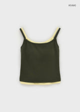 [MADE] Robella Layered Sleeveless Top (Built-in Cap)