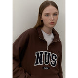 Huke x Nus.ハーフジップアップ（GREY）