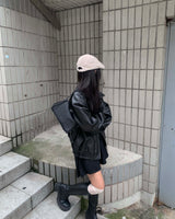ウォッシュドレザージャケット