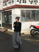 [Ritcore MADE] ストライプテリーワイドパンツ (3c)