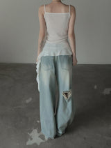 Bark Heavy Distressed Denim