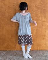 Shell Button Openneck Tee (3colors)