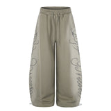Zelene Graphic Wide Sweatpants