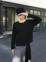 Loop Slub Eyelet Long Sleeve 2C