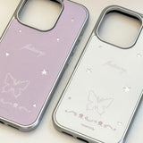 Butterfly Mirror Bumper Case (2 Color)(MagSafe)