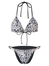 REVERSIBLE TRIANGLE BIKINI (NOIR BLACK/LEOPARD)