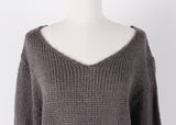 FRINGE V LONG KNIT