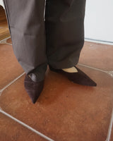 sharp toe flats