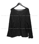 Yukia Damage Deep V-Neck Knit