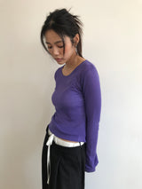 シルクターンアップスラックス (2color)