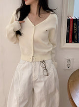 #BN ペンダントVネックニットカーディガン (5color)