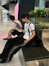 ワイドパンツ ウェーブエッジ
