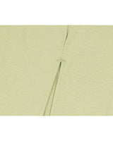 シャーリングレイヤードスリットスカート _ OLIVE GREEN