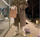  Liu Wool Overfit Duffel Coat