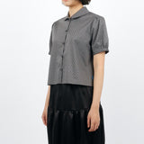  P.D. Round Collar S/S Shirt - Charcoal