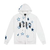 Stars Embroidered Logo Hoodie