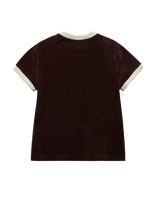 26SS WOMAN CLASSIC LOGO EMBROIDERY RINGER SHORT SLEEVE T-SHIRT