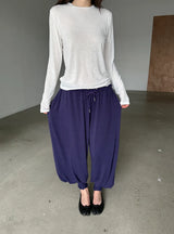 shirring loose pants