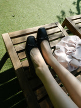 ribbon flat shoes