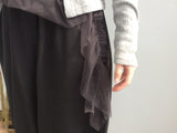 see-through frill sleeveless