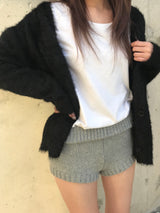 モヘアカーディガン