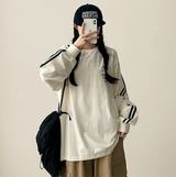 Football Two-Line Loose Fit Sweatshirt