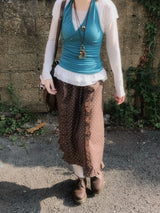 lus halterneck sleeve