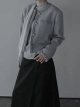 Arok Crop Tweed Jacket