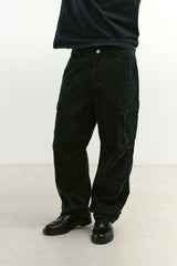 ミックスファブリックm65パンツ (Washed Black)