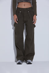 EYELET CARGO PANTS