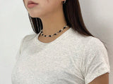 White Chips Knot Necklace