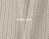 Beat Henley-Neck Crop Knit