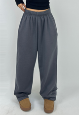 (FLEECE VER./SUPER DEAL👍🏻) 6 COLORS THICK EFFORTLESS CHIC FLEECE FLEECE-LINED TRAINING PANTS