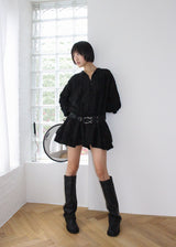 BUCKLE WIDE BELT