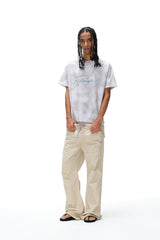 Distressed Flared Cargo Pants