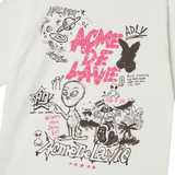25SS ALIEN UNIVERSE SHORT SLEEVE T-SHIRT CREAM