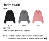 Knit Tuck-Stitch Zip-Up Hoodie (26FOU-HDZP01)