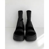 スパンアンクルヒップサンダル (BLACK)
