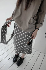 tied dot skirt (2c)