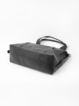クロックレザートートクロスボディバッグ
